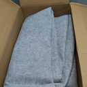 Rugflix 8x10 Area Rugs for Living Room, Washable Large Rug Stain-Resistant Low Pile, Modern Dark Carpet for Dining Room Home Office Kid Room Nursery Bedroom, Navy Blue/Black (01-ocean Blue)