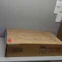 BOLUO White Makeup Vanity Desk with Hollywood Mirror and Lights, Girls Vanity Set with Stool, Compact Make Up Table with Drawers and Outlet for Bedroom Small Space