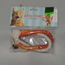 Cat Toy Bite Rope Funny Wear Resistant Home Portable Educational Toys Multipurpose Pet Chew Toy for Small Animals Kitten Puppy Accessories Orange