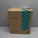 BOBOMOMO 25" Rustic Table Lamps Set of 2, Farmhouse Nightstand Lamps with Wood Grain Resin Base & Linen Shade, Standard Table Lamps for Bedroom, Living Room, End Table & House Dcor (MEDIUM 25-Light Walnut Color)