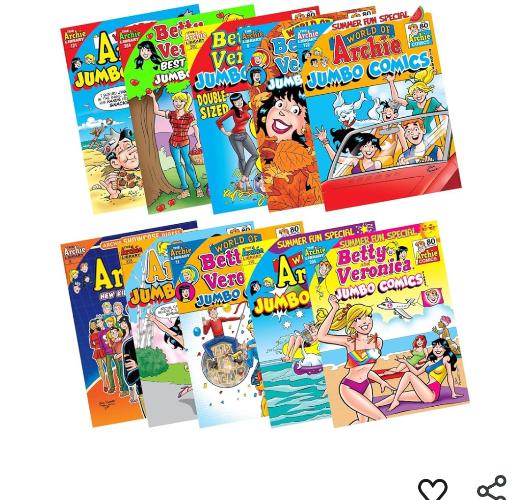 Archie Comics Digest Value Gift Pack (Includes 10 Books)