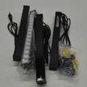 4 Pack LED 42W Black Lights, Blacklight Bars with Plug+Switch+6ft Cord, Light Up 24x24ftx4, Blacklight for Glow Party, Fluorescent Poster, Body Paint, Halloween Decorations, Bedroom, Stage