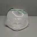 10" Round Cake Carrier Stand with Lid and Handle,Portable Two Sided Cake Holder Serves as 5 Section Fruit Tray,Cupcake Containers for 11 Cupcakes (White)