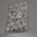 FANTIAN 5lbs White Pebbles for Indoor Plants, 0.8-1.2 Inch Smooth White River Rocks for Potted Plants, Decorative Polished Stones for Landscaping Vase Fish Tank and Outdoor Garden Pavers, 5 Pounds