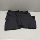 MoFiz Women's Cargo Capris Pants with Pockets Lightweight Quick Dry Travel Hiking Summer Pants for Women (Medium, Black)