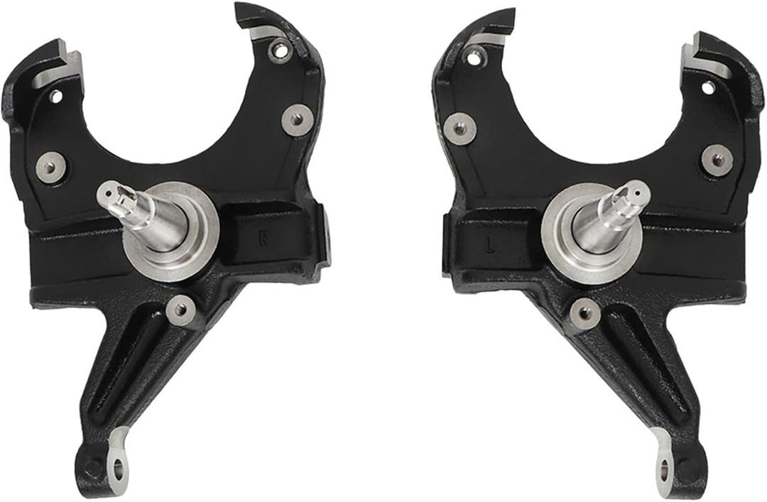 munirater 2.5in Front Drop Spindles Lower Suspension Replacement for 1971-1972 C10 Pickup C10 Suburban with Disc Brakes