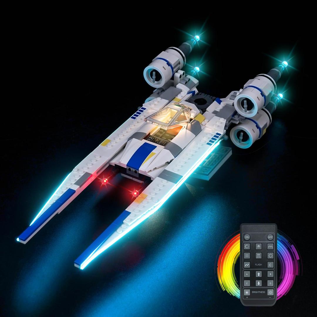 Hilighting Upgraded Led Light Kit Compatible with Lego Rebel U-Wing Starfighter Building Set, Lights Decoration Compatible with Lego 75399 (Model Not Included)