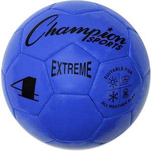 Champion Sports Extreme Series Soccer Ball Sizes 3, 4, 5, Soft Touch, All Weather, High Air Retention, Youth & Adult League Balls for Training, Games, Outdoor & Indoor Play