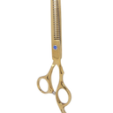 Stainless Steel Hairdressing Scissors for Men Women Gold, Hair Cutting Shears for Overall Styling, for Hair Salons or Individual Home Use (Thinning Scissor)