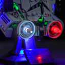 LED Lighting Compatible with Lego 75429 at-at Driver Helmet, Light Kit Compatible with Lego 75429, NOT Included The Model Set - JUST Lights(B-Light CR Version)
