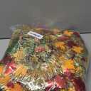 Timer & Pumpkin - 5 Ft Lighted Fall Tree Thanksgiving Fall Decorations for home, Pop Up Tinsel Maple Tree with 50 LED Orange Warm Lights Battery Operated Collapsible Thanksgiving Tree Porch Home Party