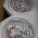 2 Pack Ceramic Wood Brass Semi Flush Mount Ceiling Light Vintage Hallway Light Fixtures, Modern Small Ceiling Mount Light Lamp for Hall Kitchen Entryway Passway Porch Foyer