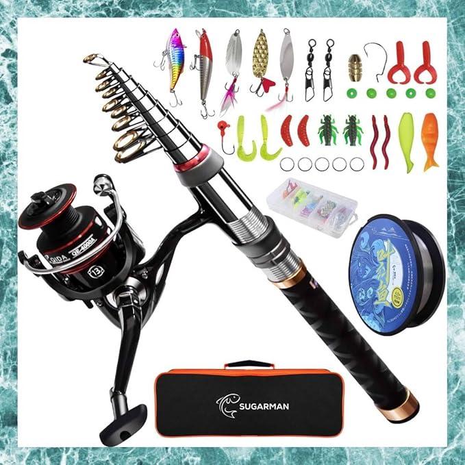 Fishing Set Fishing Rod Telescopic Fishing Rod Spinning Reel