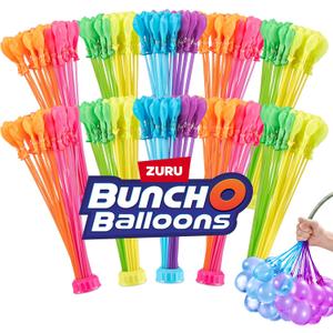 Original Bunch O Balloons Tropical Party 330+ Rapid-Filling Self-Sealing Water Balloons (Amazon Exclusive 10 count, pack of 1) by ZURU Water Balloon for the Whole Family, Kids, Teens and Adults