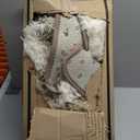 Super Soft Rug for Bedroom, 6x9 Ft Beige and White Area Rug Classic Checkered Shaggy Anti-Skid High Pile Soft Fluffy Rug Fuzzy Carpet for Living Room Bedroom Kids Room Nursery, Dorm Home Decor