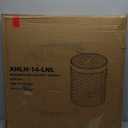 Large Laundry Hamper Laundry Basket Round 34.3 Gal (130 L) Handwoven Wicker Laundry Baskets Rattan Laundry Basket with Laundry Bag Handles 2 Mesh Bags for Living Room Bedroom Natural (34.3 Gal - 130L)