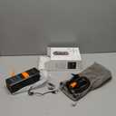 Tire Inflator Portable Air Compressor, 15000mAh and 150PSI Car Tire Pump with Pressure Display for Cars, Motorcycles, Bicycles, Ball Bikes with Pressure Gauge, Dual-Use Type (Black)