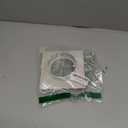 4" Inch Duct Connector Flange - Plastic Straight Pipe Flange for Heating Cooling - Inlet Outlet Ventilation System - Ducting Coupling Wall Plate - Assembly Joint (100mm)