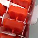 Miaowoof Homemade Popsicle Molds, 10-Cav Non-BPA Silicone Ice Pop Maker, with 50 Sticks, 50 Bags, 10 Reusable Sticks, Funnel, Brush and Ice Pop Recipe (Red)