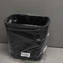 UUJOLY Plastic Small Trash Can Wastebasket, Garbage Container Basket for Bathrooms, Laundry Room, Kitchens, Offices, Kids Rooms, Dorms, 3.5 Gallon, Black