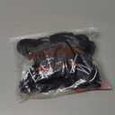 rabbitgoo Dog Harness No Pull with 2 Leash Clips, Adjustable Soft Padded, Reflective Oxford No Choke Pet Vest with Easy Control Handle for Small Dogs, Black, S