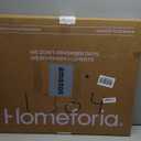 Homeforia 20x24 Picture Frame Black, High End Metal 20x24 Frame Matted to 16x20 Print, 20 x 24 Black Poster Frames with Mat 16 by 20 inch Photo, 24x20 Hanging Frame, Tempered Glass, Wall Kit, Set of 1