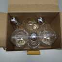 Vintage LED Edison Bulbs 6W, Equivalent 60W Incandescent, Warm White 2700K, ST58 Antique LED Filament Bulbs with 90+ CRI, E26 Medium Base,Dimmable, Clear Glass, Pack of 6