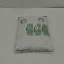 NICETOWN Room Divider Curtain 110 inches Long, Grommet Room Darkening Curtain Thermal Window Treatment Sound Dampening for Sliding Glass Door, Greyish White, W66 x L110, 1 Panel