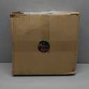 24 inch Christmas WreathSnow Flocked Pine Wreaths for Front Door with Silver Ball Artificial Holiday Wreath with Glitter Leaves for Home Indoor/Outdoor Porch Decor(Silver Ball)