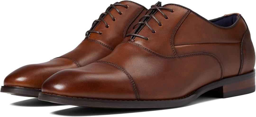 Stacy Adams Kallum Cap Toe Oxford, Size 9M (Brown)