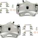 cciyu 19B1832 19B1833 Front Left & Right Brake Calipers With Bracket For Acura For EL 1997-2000,For Honda For Civic 1996-2011,For Honda For Insight 2010-2014