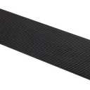 1.6'' Rise Solid Rubber Wheelchair Ramp,Threshold Ramp Used for Thresholds,Doorways and Bathroom(High:1.6 Inch(Pack of 1)) Black