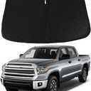 2 x D-Lumina Windshield Sun Shade - Compatible with Toyota Tundra (Limited, SR5, Platinum, TRD Pro) 2007-2021 - Upgraded 3 Layers 240T Material, Foldable Front Window Sun Shield Protector