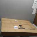 Coffee Table for Living Room Mid Century Modern Center Table with Glass Top, Black/Transparent (32 Inch)