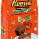 REESE'S Miniatures Milk Chocolate Peanut Butter Cups, Christmas Candy Bag, 35.65 oz (35.65 Ounce (Pack of 1))