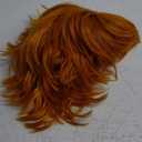 Wigs for Mens' Death Note Male Short Hair Wig Costume Cosplay Wigs (Orange)