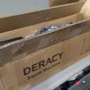DERACY Squat Machine, Adjustable Leg Workout Equipment, Deep Squat Machine for Women Men, Glutes Exercise Machine for Home Gym