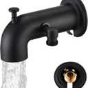 Tub Spout with Diverter, Bathtub Spout for Hand Shower,Matte Black (Without Handheld, Matte Black)