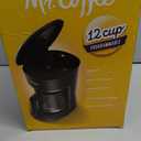 Mr. Coffee 12-Cups Automatic Drip Coffee Maker, Stainless Steel and Black (2176620)