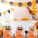 12 Pack Halloween Party Favors Pumpkin Candy Dispenser Gumball Machine Kit School Classroom Gift, Halloween Exchange Gift Classroom Favors