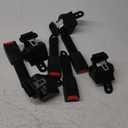 10L0L 4PCS Universal Retractable Golf Cart Seat Belt Kit for Yamaha, EZGO, Club Car, Fits Front Rear Seat (Not Include Bracket)
