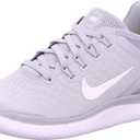 Nike Women's Free RN 2018 Black/White Running Shoe (5, Multicoloured Wolf Grey White White Volt 001)