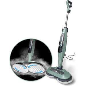 Shark S7000AMZ Steam & Scrub All-in-One Scrubbing and Sanitizing Hard Floor Steam Mop, Pure Water 