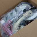 newyoo Toddler Tricycle with Push Handle for 1-3 Year Old, Toddler Bike, Birthday Toy for Boys and Girls, 5 in 1 Kids Trike, Balance Bike with Backrest and Safety Belt, Purple, TR007