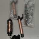 Automatic Rotating Curling Iron, 3 in 1 Thermal Brush Set 1-1 1/2 Inch, Auto Hair Curler with 3 Temps, 100 Million Ionic, Travel Dual Voltage Self Curling Wand for Beach Waves, Ceramic Coating