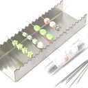 UPTTHOW Bead Baking Rack, Polymer Clay Tools, Drying Rack for Polymer Clay Jewelry Making Tool with 20 Skewers