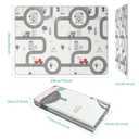 FLAGAV 79x59inch Play Mat for Baby - Extra Large, Non-Toxic, Waterproof Playmat for Indoor and Outdoor Use