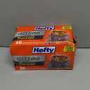 Hefty Steelsak Heavy Duty Large Trash Bags, Gray, Unscented, 39 Gallon, 30 Count