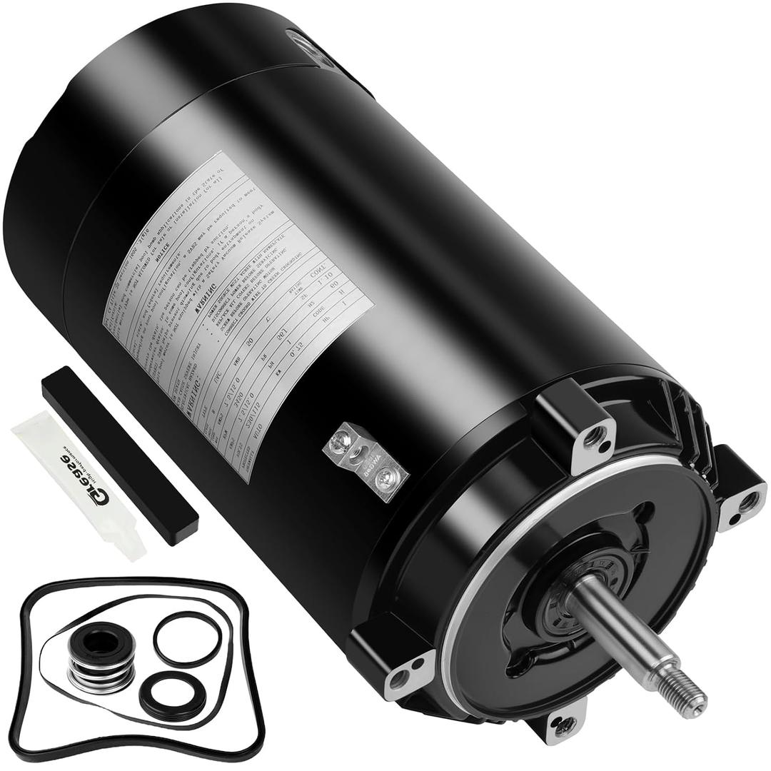 SP2607X10 UST1102 Pool Pump Motor 1HP, 115/230V Dual Voltage 56J Frame, Replacement for Hayward Super/Super II/Max-Flow Pumps and Jacuzzi Magnum Pumps, 3450 RPM High Torque Pool Pump Motor