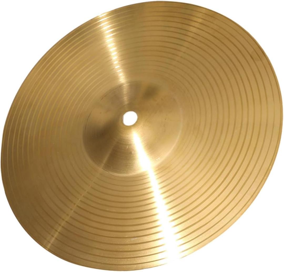 Drum Set Cymbal Brass Crash Cymbal for Jazz Drums Percussion Accessory for Practice and Performance Sound for Beginners and Professionals